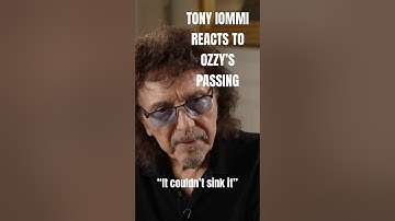 Tony Iommi speaks for the first time about Ozzy Osbourne’s death  #ozzyosbourne #blacksabbath #RIP