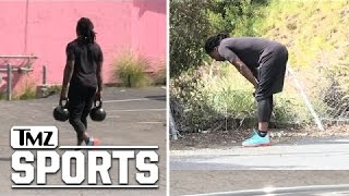 NFL's Chris Johnson -- WORKOUT 'TIL YOU PUKE ... Or At Least Dry Heave! | TMZ Sports