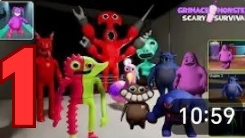 Grimace Monster Scary Survival - Gameplay Walkthrough Part 1 - (Android, iOS) 