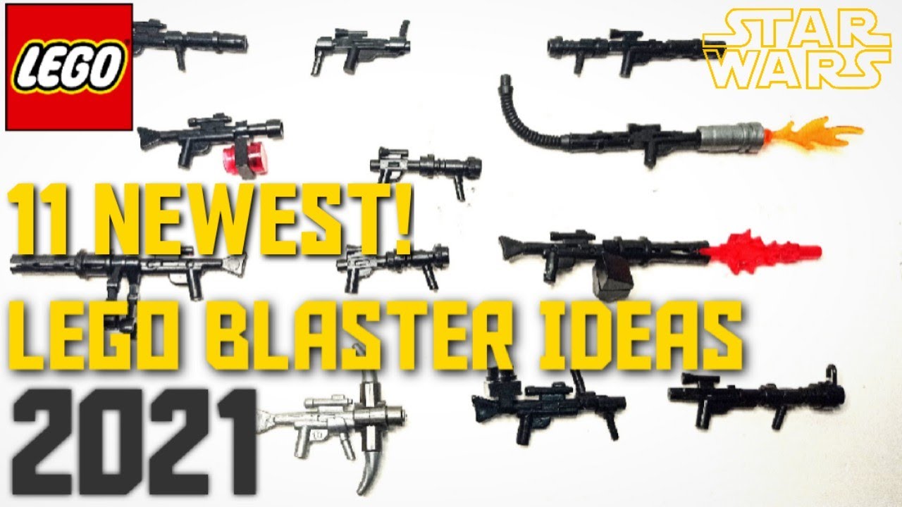 LEGO: HOW TO STAR WARS BLASTERS AND GUNS (BUILD TUTORIAL) - YouTube