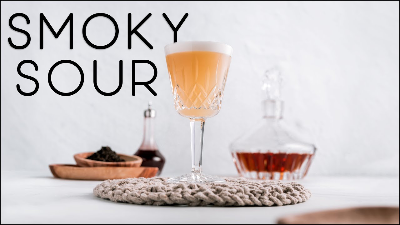 A Smoky Whiskey Sour cocktail Review of the Bounty Law sour from The