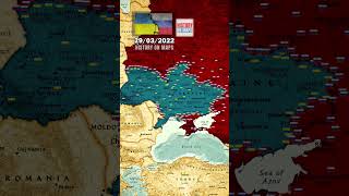 Russian Invasion of Ukraine Every Day (2022 - July 2026)  in 1 minute using Map #ukraine #russia