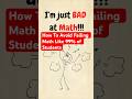 The Secret Reason Why 90% of Student Fail Math. #shorts #exam