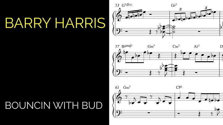 Barry Harris - Bouncin With Bud