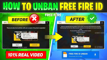 How To Unban Free Fire Id 💯| Free Fire Id Unban Kaise Kare || Free Fire Id Unban || FF Id Unban