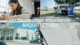 Un día conmigo estudiando ARQUITECTURA // uni, productividad, hábitos