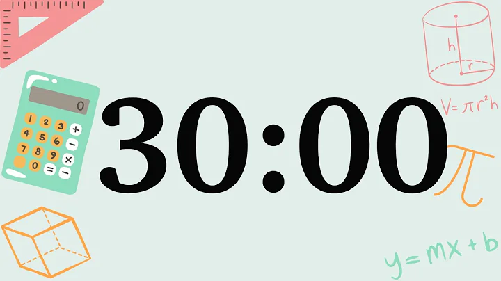 30 Minute Fun Math Timer (Soft Synth Tones at End)