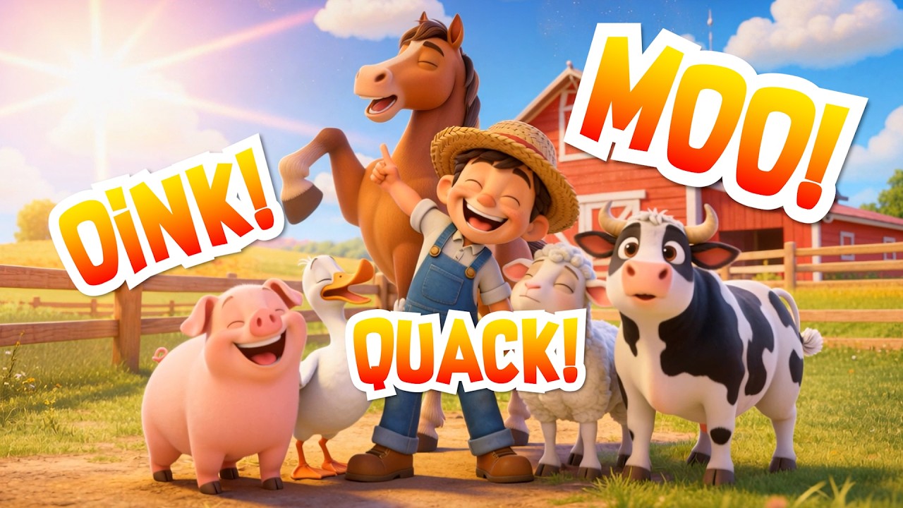Old MacDonald Had a Farm | Farm Animals Song for Kids | Gugi Tunes Kids