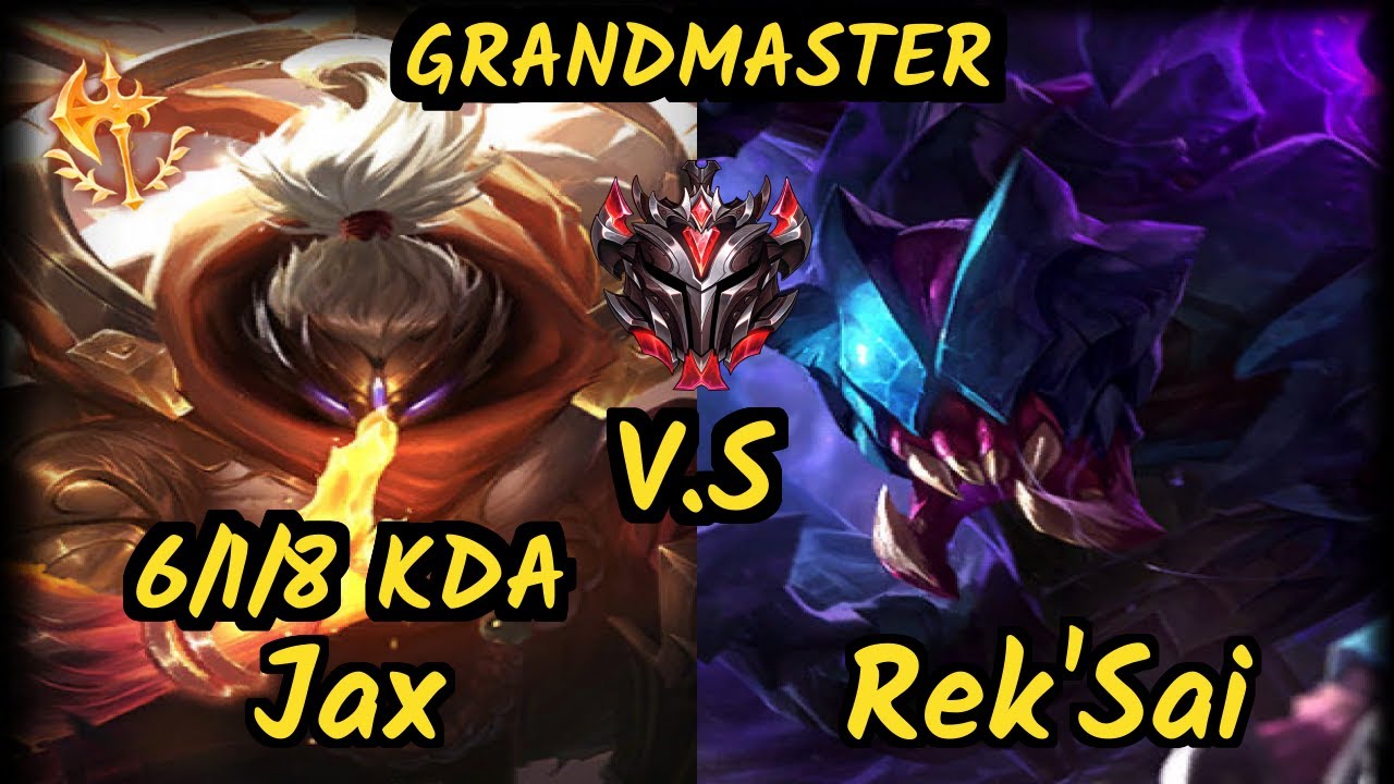 FNC Broxah (JAX) vs REK'SAI - 6/1/8 KDA JUNGLE GAMEPLAY - EUW Ranked GRANDMASTER