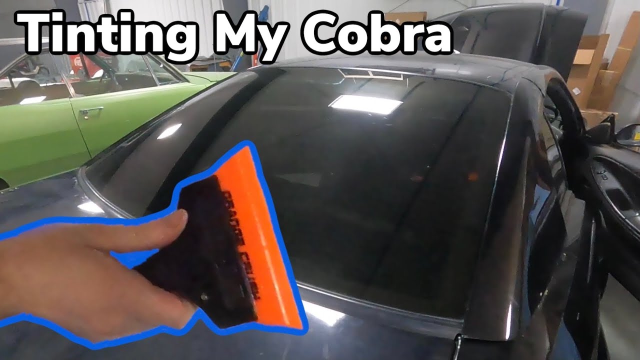 Tinting the rear Window on my SVT Cobra - Part 2 - YouTube