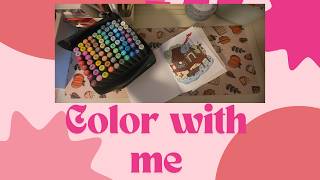 Details colour with me. Cozy Cornor by Coco Wyo# Teen coloring Update