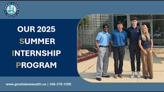 GLW 2025 Summer Internship Program