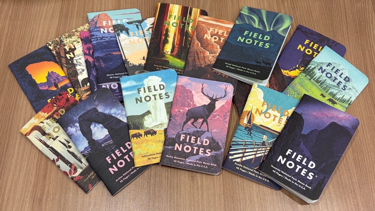 [절대로 충동 구매는 아닌 노트 하울] 몇 년 간 고민하던 필드 노트가 드디어 내 손에...! / Field Notes Brand | National Parks Box Set