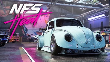 VW BEETLE BUILD & ENGINE SWAP - NEED FOR SPEED HEAT Gameplay Walkthrough Part 16 (Full Game)