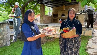 Cooking Lunch for Workers: Cooking Authentic (Torsh Kebab Gilani) Iranian Food in Rural Style by Village Events 6,120 views 3 weeks ago 17 minutes