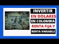 INVERTIR EN DOLARES EN COLOMBIA: 10 ALTERNATIVAS PARA AHORRAR EN MONEDA FUERTE