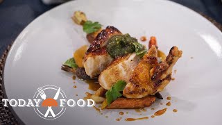 Roast chicken breast with hazelnut pesto: Get the recipe