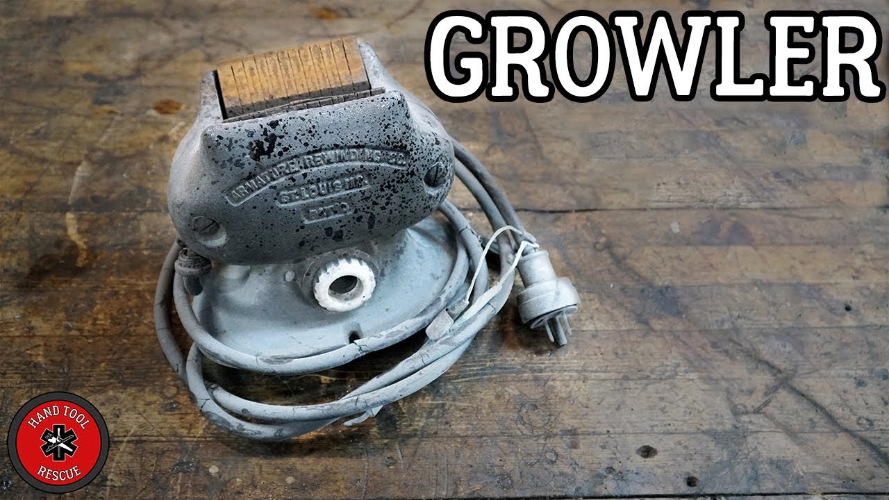 Antique Armature Testing Growler Restoration YouTube Antique Armature Testing Growler Restoration YouTube