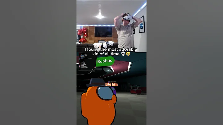 The Most Adorable Among Us VR Player Ever