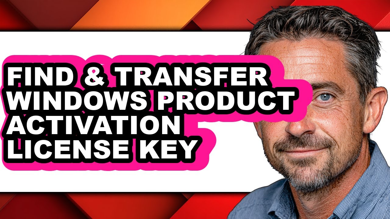 How to Find & Transfer Windows Product Activation License Key - Step by ...