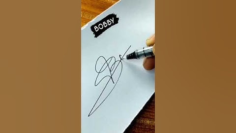 Bobby name Signature SNIPER YOUTUBER #shorts