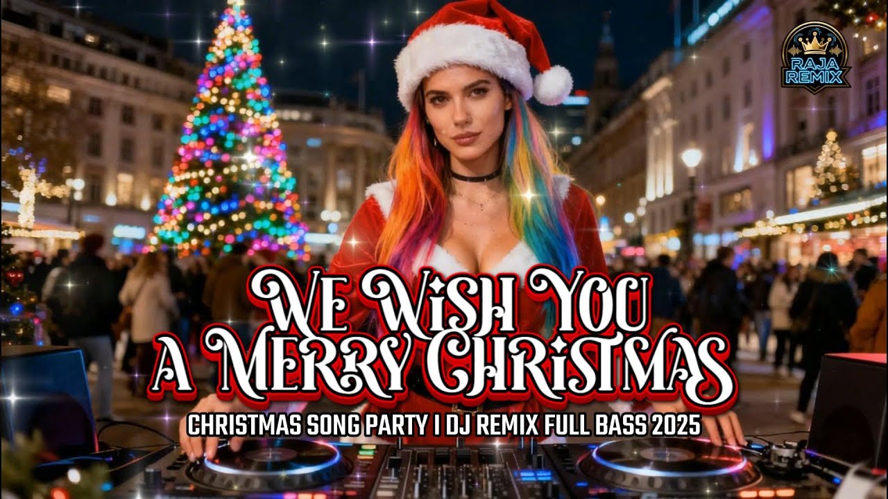 CHRISTMAS SONG PARTY🌲WE WISH YOU A MERRY CHRISTMAS 🌲 DJ REMIX FULL BASS 2025🌲RAJA REMIX🌲🎶