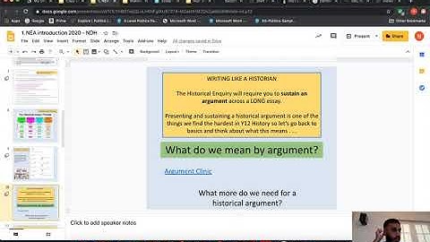 A-level History: NEA Introduction