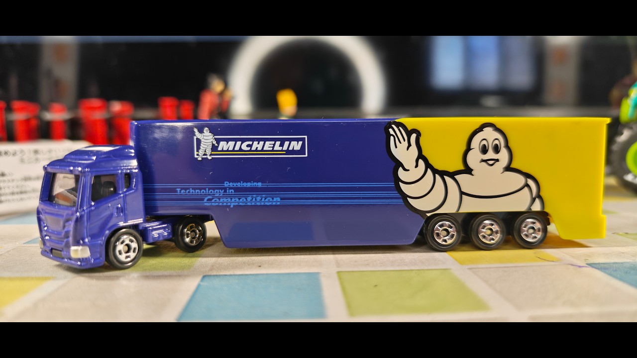 Michelin トラック型ミニカー Unboxing Realistic Miniature Diecast Takara Tomy Tomica Michelin