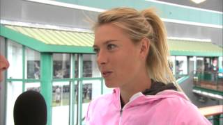 Maria Sharapova is quizzed on her Wimbledon knowledge