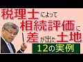 相続土地評価、税理士によって差が出る２４種～１２事例の抜粋～