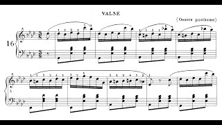 Frédéric Chopin - Waltz No.16, B.21