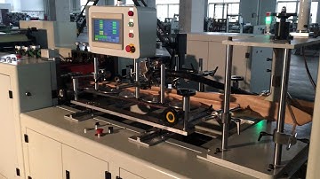 Two layers V bottom paper bag making machine