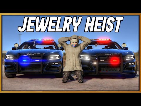 GTA 5 Roleplay – Jewelry Store Heist Setup (Stealing Cop Cars!!) | RedlineRP #879