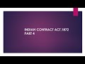 INDIAN CONTRACT ACT |PART4|CHAP 2.11 -2.13|BUSINESS LAW AND ETHICS|CMA INTER