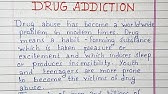 essay on drug abuse a threat to society