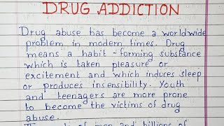 drug addiction composition