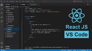 Create Your First React Application using Visual Studio Code by BoostMyTool 8,169 views 5 months ago 3 minutes, 43 seconds