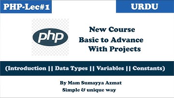 PHP (Introduction || Data Types || Variables || Constants)🔥