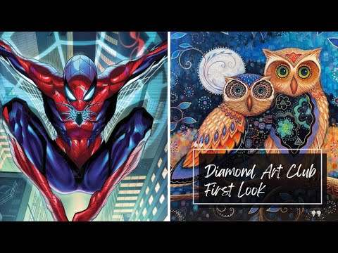 Diamond Art Look - Double First Look! Moonlit Moments and Friendly  Neighbourhood Spider-Man 