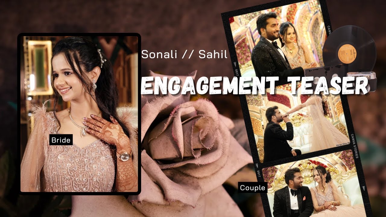 Best Engagement Teaser || Sonali & Sahil || Ring Ceremony - YouTube