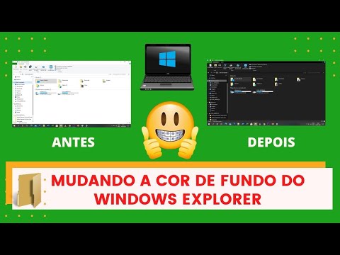 COMO MUDAR A COR DE FUNDO DO WINDOWS EXPLORER