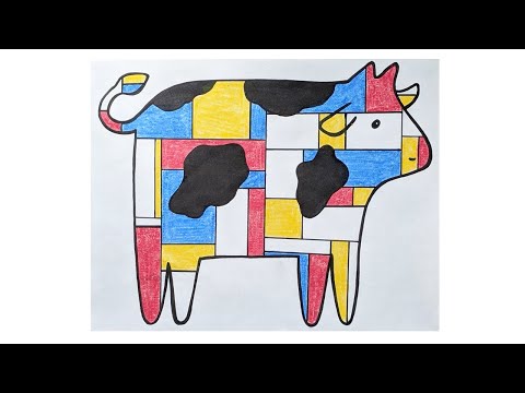 Piet Mondrian Inspired Art