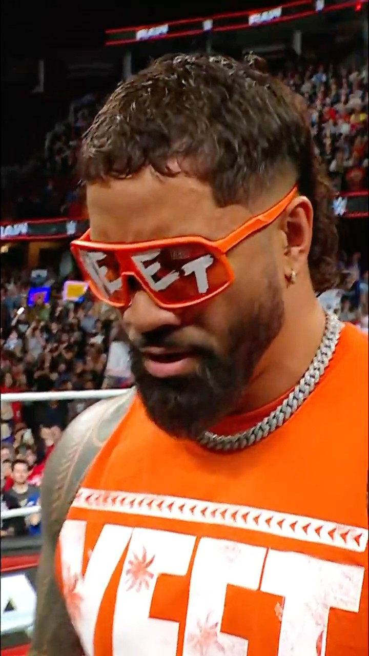 Soak it in, Jey Uso ?? #RawOnNetflix #WWERaw