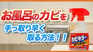 【必殺】お風呂のカビを手っ取り早く取る裏ワザ