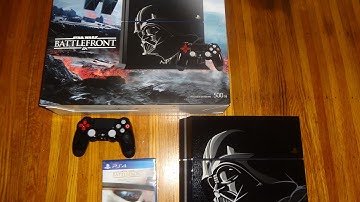 Star Wars Battlefront Limited Edition PS4 Console Unboxing (Sony Playstation 4)