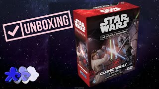 Unboxing Star Wars The Deckbuilding Game : The Clone Wars