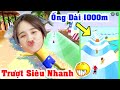 Chị Vê Chơi Ống Trượt Nước Dài 1000 Mét | AQUAPARK.IO | Vê Vê Official