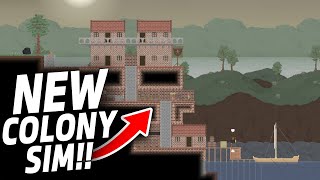 NEW Survival Colony Sim!!  Grim Realms  Management Base Builder