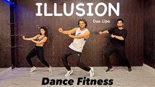 Illusion | Dua Lipa | Dance Fitness | Akshay Jain Choreography #ajdancefit #illusion #dualipa