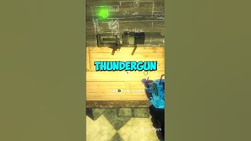 Thundergun vs WunderWaffe on ROUND 100 in CoD Zombies #shorts #zombieshorts